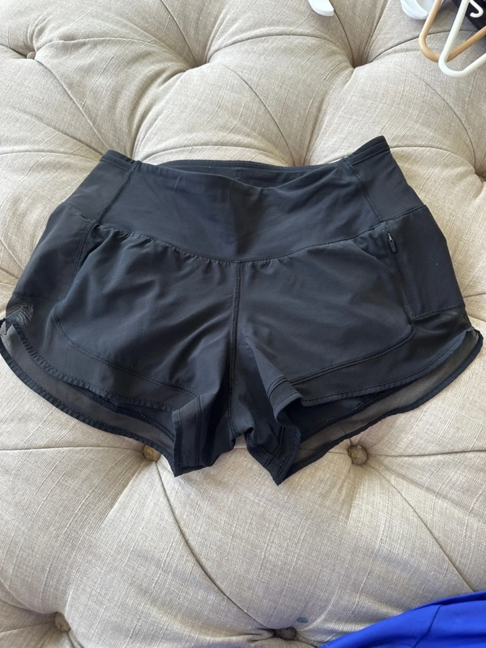 lululemon athletica Black Women's Athletic Shorts with Side Pockets